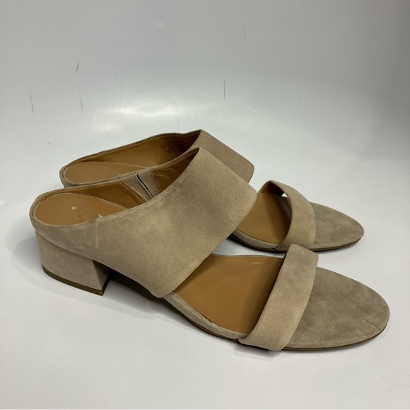 Franco Sarto tower block Heel sandals tan size 11 - Picture 1 of 7